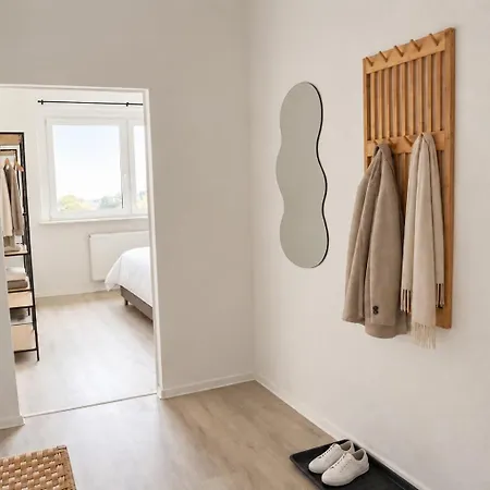 Havn Apartment - 4x Einzelbetten, WaMa, Smart TV, Balkon, Küche, WLAN, 24h Self Check-in *